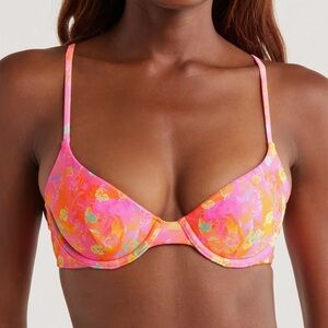 NWOT KULANI KINIS Sunrise Kiss Underwire Bra Bikini Top